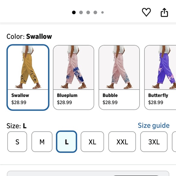 Loose Summer Pants New in Bag Sz L - Picture 3 of 4